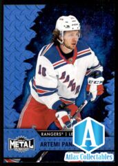 2020-21 Metal Universe Blue #10 Artemi Panarin Rangers